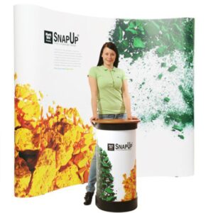 Classic 3x3 Curved Pop-up