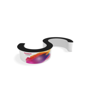 WaveLine InfoDesk: S-Shape, 5.6mW x 3.9mD x 1mH