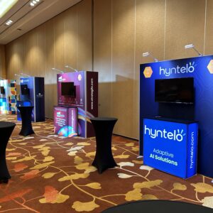 ISOframe Fabric Gold SIlver Bronze Sponsor Booth